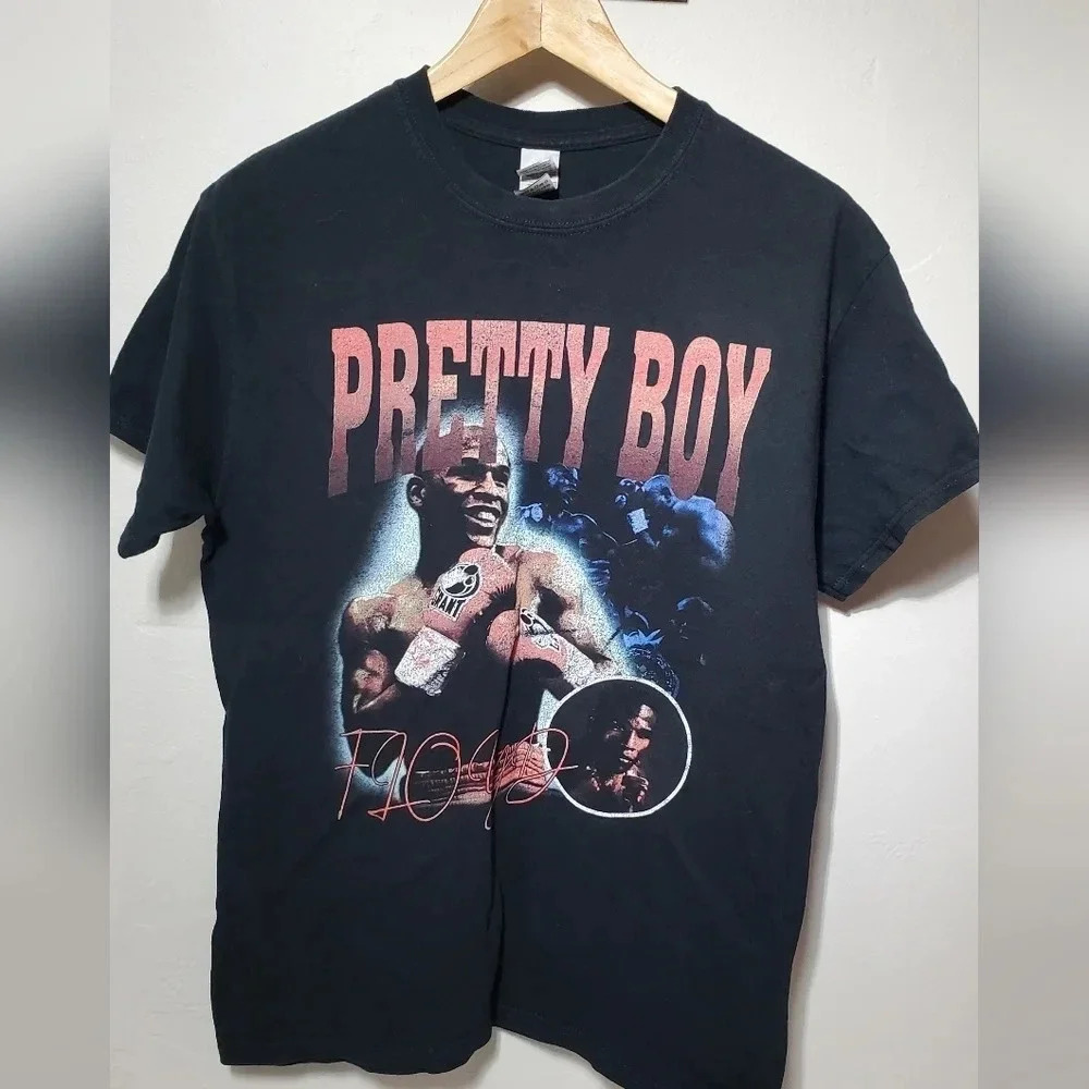 Y2K Floyd "Pretty Boy" Mayweather Graphic T-Shirt‎ Size Medium